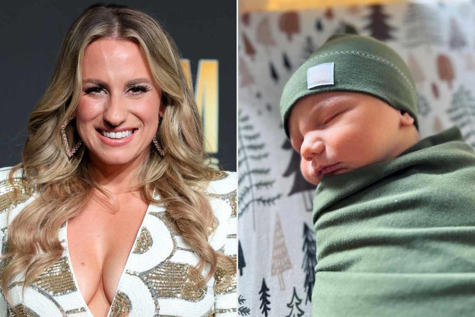 <p>Theo Wargo/WireImage; Caitlyn Smith/Instagram</p> Caitlyn Smith welcomes her third baby, a son named Jacob Roland.