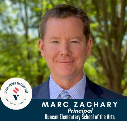 Marc Zachary now serves as the new principal for Duncan Elementary School of the Arts.