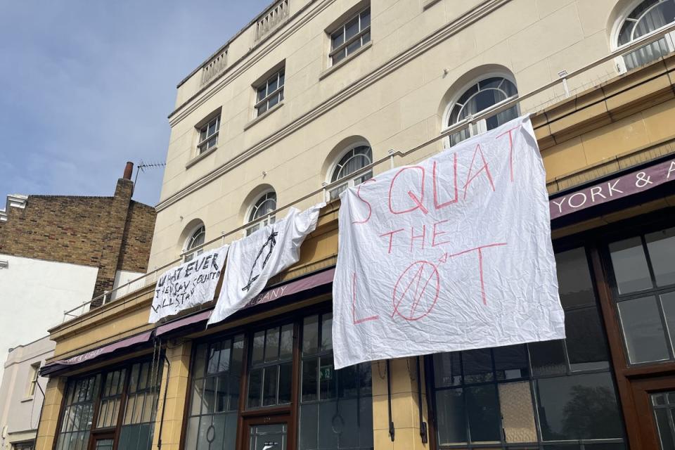 The York & Albany pub was occupied by squatters (PA Wire)