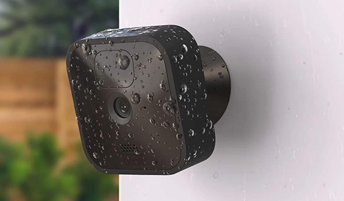 Blink's outdoor camera is completely wireless and weatherproof, the better to keep a year-round eye on your digs. (Photo: Amazon)
