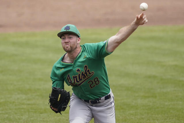 notre dame baseball uniforms