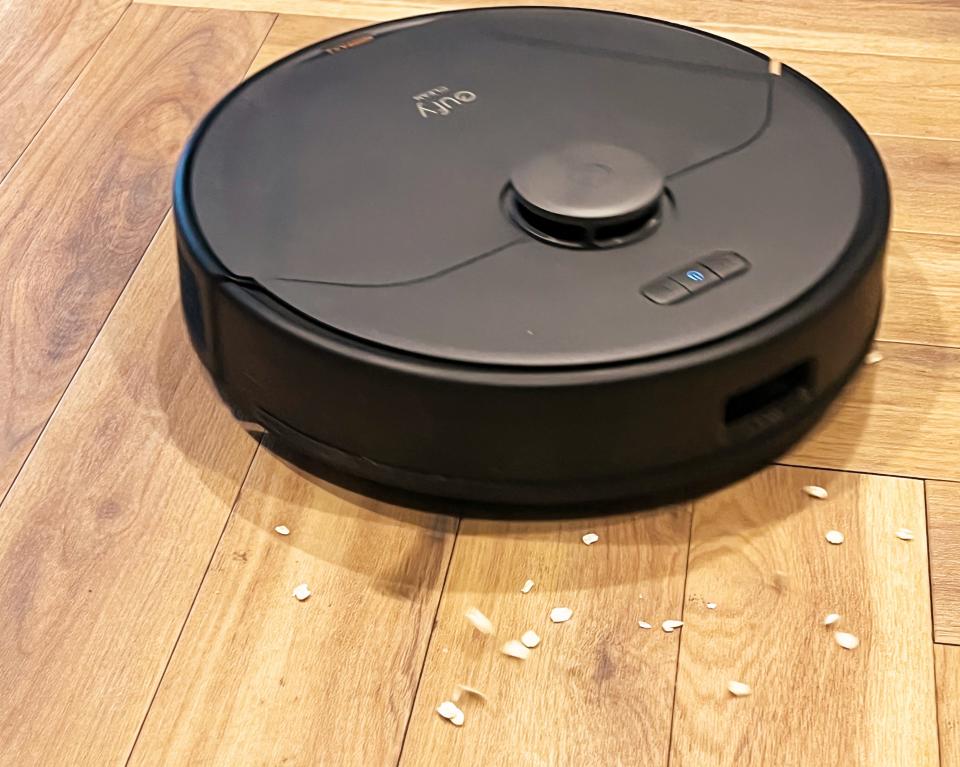 eufy Clean Robotic Vacuum X8 Pro being tested