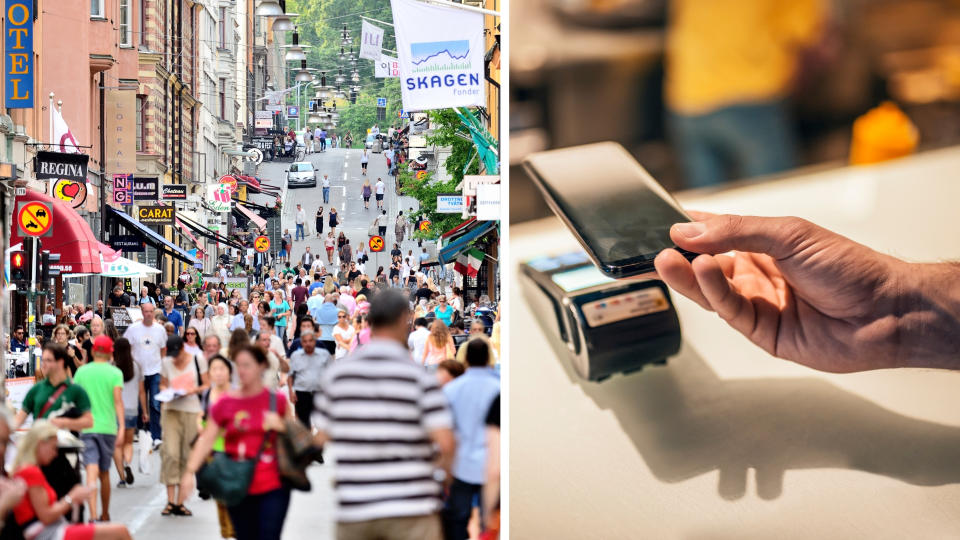 Cashless payments are de rigeur in Sweden. Images: Getty