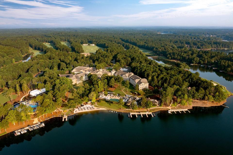 Aerial view of The Ritz-Carlton Reynolds, Lake Oconee