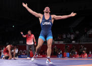<p>Biography: 30 years old</p> <p>Event: Men's 86kg wrestling</p> <p>Quote: "There was no way I wasn't going to find a way. It's the gold medal, man. I was going to rip my arms off if I had to."</p>