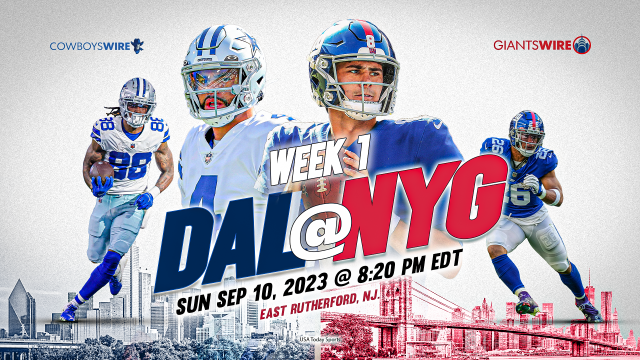 Dallas Cowboys at New York Giants picks, odds for NFL Week 1 game