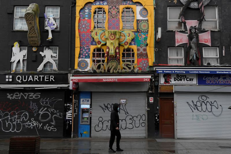 FILE PHOTO: Outbreak of the coronavirus disease (COVID-19) in London