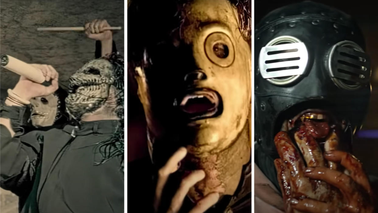  Shots from various Slipknot videos 