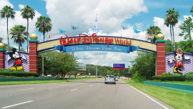 Entrance to Walt Disney World