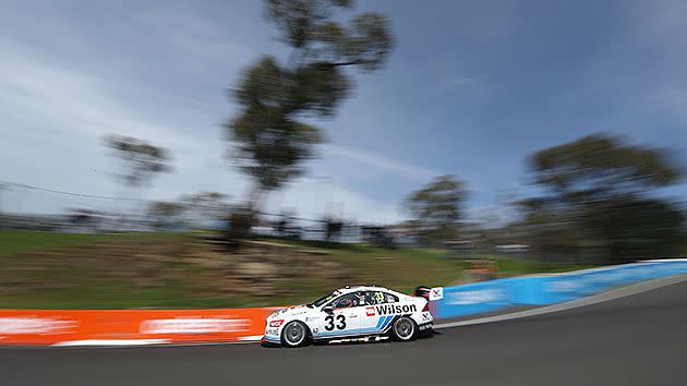 Volvo's McLaughlin was just pipped to top spot on the grid. Pic: Getty