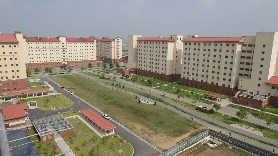 Enlisted Barracks at Camp Humphreys. - Charlie Miller/CNN