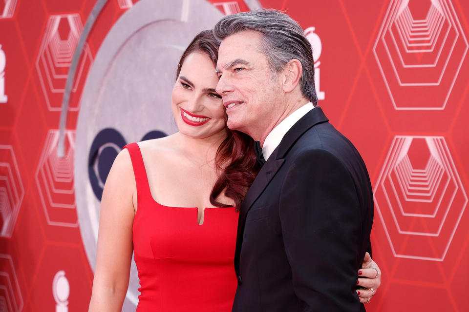 Kathryn Gallagher and Peter Gallagher