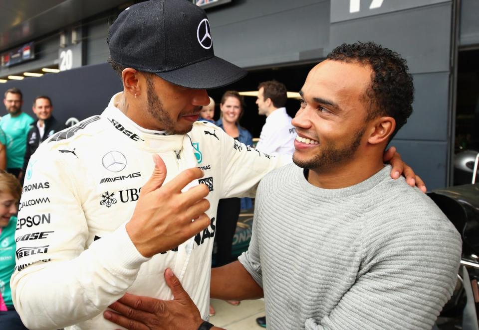 Lewis Hamilton told his half-brother Nicolas over the phone about his Ferrari move (Getty Images)