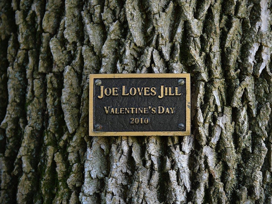 Joe and Jill Biden plaque, VP residence