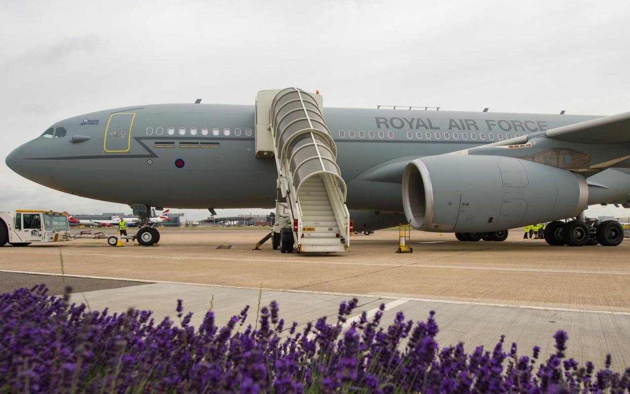 An RAF Voyager was involved in the incident. File picture - PA