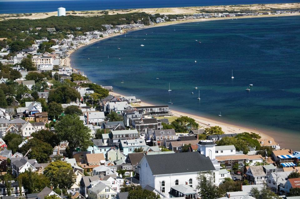 Provincetown Seen from Pilgrim Monument on Cape Cod