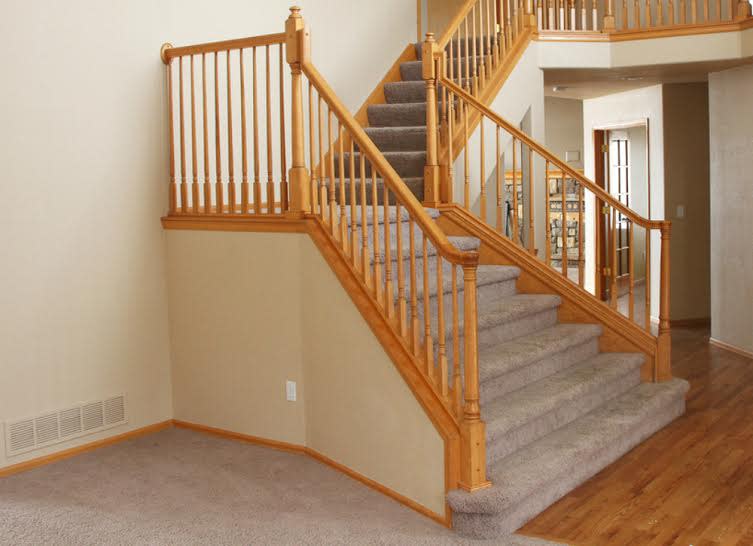 <body> <p>Constructed of sturdy oak, these stairs were built to stand the test of time. The blond finish on the banisters and <a rel="nofollow noopener" href=" http://www.bobvila.com/painted-stairs/47126-the-next-level-14-stair-railings-to-elevate-your-home-design/slideshows#.VTA5LZQbCU0?bv=yahoo" target="_blank" data-ylk="slk:newel posts;elm:context_link;itc:0;sec:content-canvas" class="link ">newel posts</a>, however, just didn't jibe with the rest of the home's decor.</p> <p><strong>Related: <a rel="nofollow noopener" href=" http://www.bobvila.com/under-stairs-storage/46247-15-clever-uses-for-the-space-under-the-stairs/slideshows?bv=yahoo" target="_blank" data-ylk="slk:15 Clever Uses for the Space Under the Stairs;elm:context_link;itc:0;sec:content-canvas" class="link ">15 Clever Uses for the Space Under the Stairs</a> </strong> </p> </body>