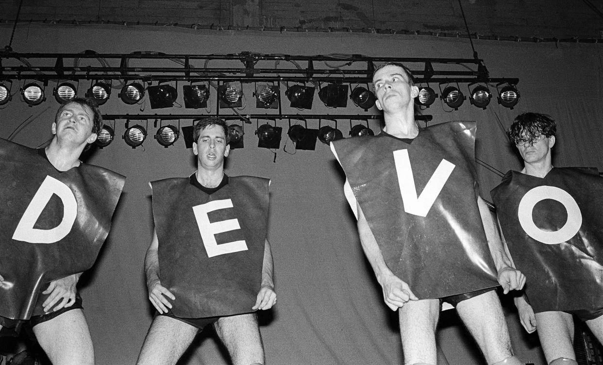 Devo in 1980. (Photo: Ed Perlstein/Redferns/Getty Images)