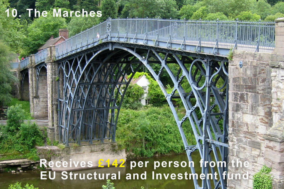 <p>Named after an historic area, The Marches, a local enterprise partnership, includes Telford – the birthplace of industry – Shrewsbury and Hereford and more than 30 market towns.<i> (<a href="https://www.flickr.com/photos/95441602@N00" rel="nofollow noopener" target="_blank" data-ylk="slk:Roger/Flickr;elm:context_link;itc:0;sec:content-canvas" class="link ">Roger/Flickr</a>)</i></p>