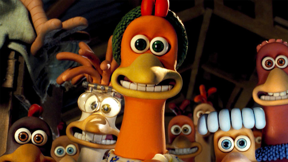 Julia Sawalha provided the voice for lead chicken Ginger in Aardman's classic animation 'Chicken Run'. (Credit: Aardman)