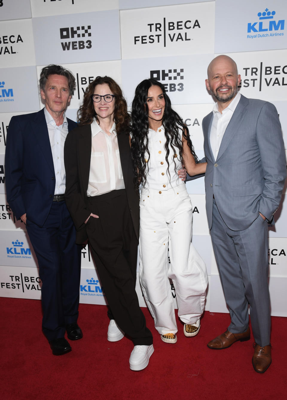 Andrew McCarthy, Ally Sheedy, Demi Moore and Jon Cryer attend a screening of ‘Brats’ during the Tribeca Film Festival on June 7, 2024 in New York City. (Photo by Gary Gershoff / WireImage)