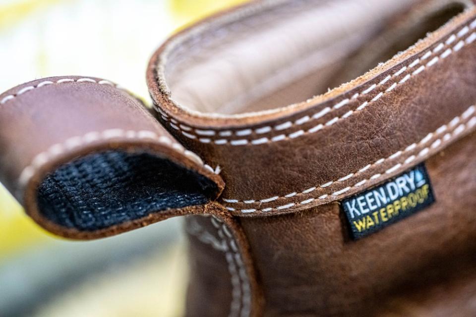 Keen has transitioned to PFAS-free alternatives to lend water repellency to its products.