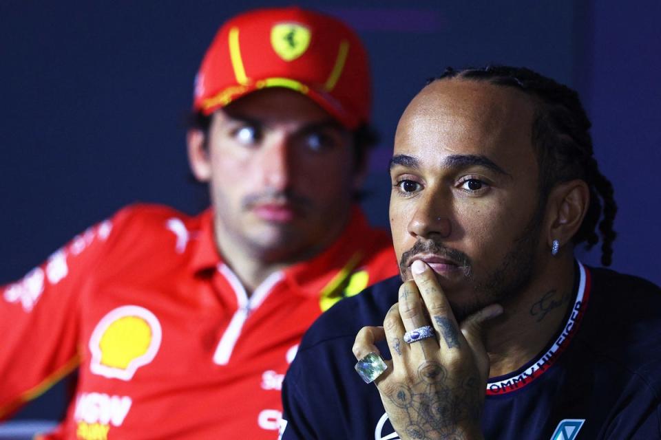 Lewis Hamilton will replace Carlos Sainz at Ferrari in 2025 (Getty Images)