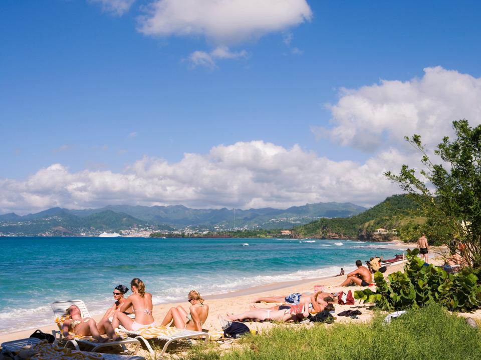 Magazine Beach, near Maca Bana Villas, Point Salines in Grenada.