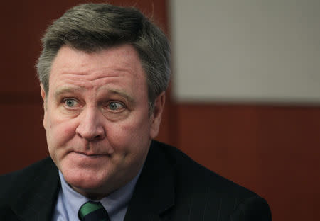 FILE PHOTO: Scott Blackmun, chief executive of the U.S. Olympic Committee, attends the Reuters Global Media Summit in New York November 30, 2010. REUTERS/Brendan McDermid