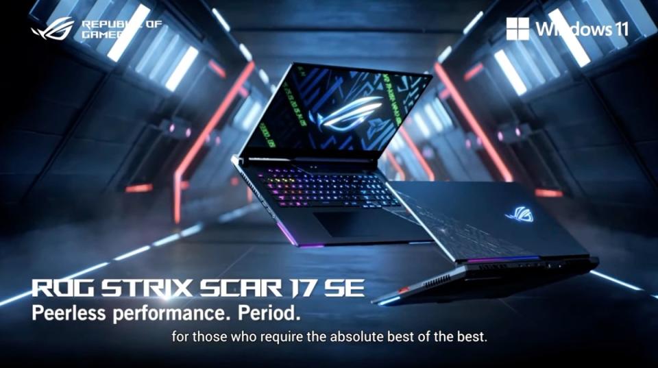 換上Intel第12代Core HX處理器，華碩揭曉特別款ROG Strix Scar 17 SE