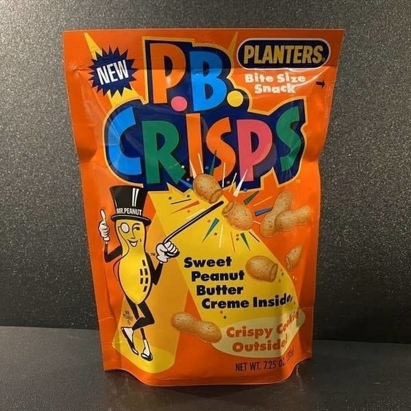 A bag of PB Crisps.