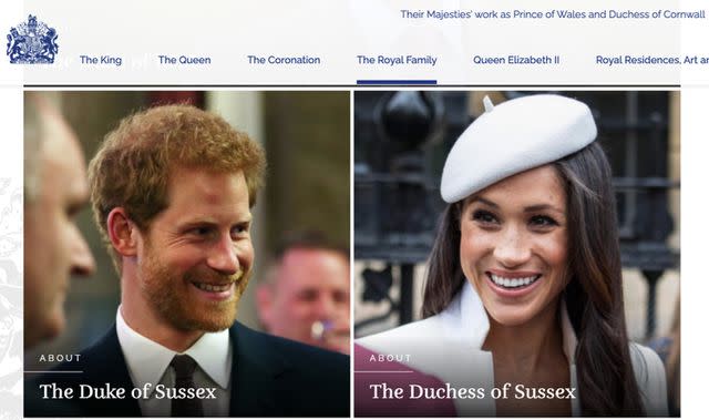 The official website of the Royal Family