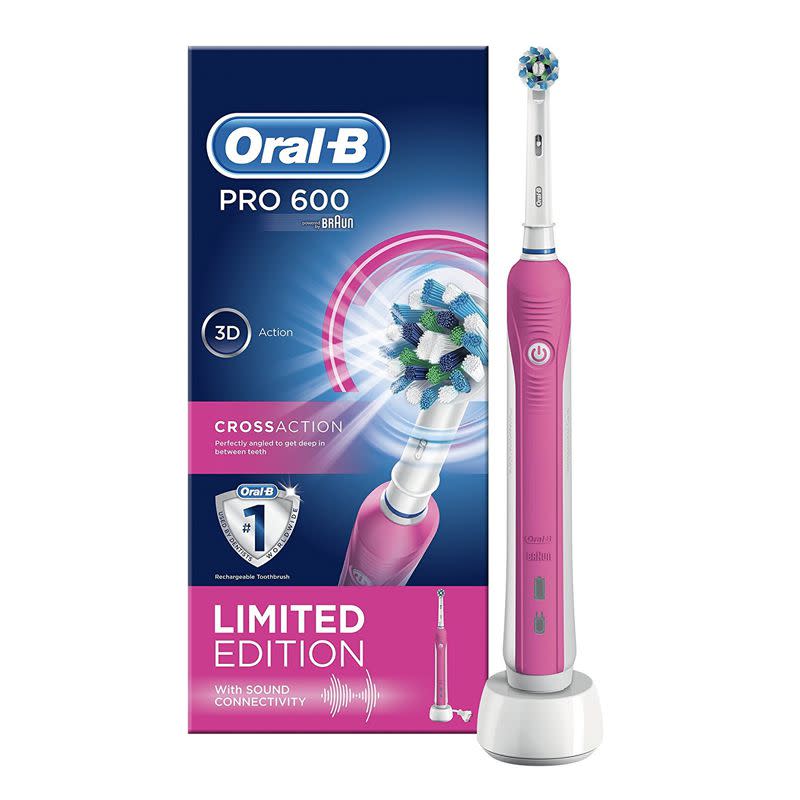 Oral-B Pro 600 CrossAction Electric Rechargeable Toothbrush