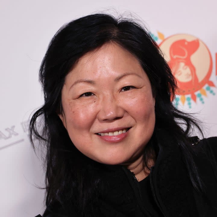 margaret cho in a black top