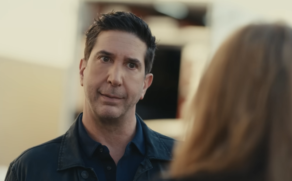 Closeup of David Schwimmer