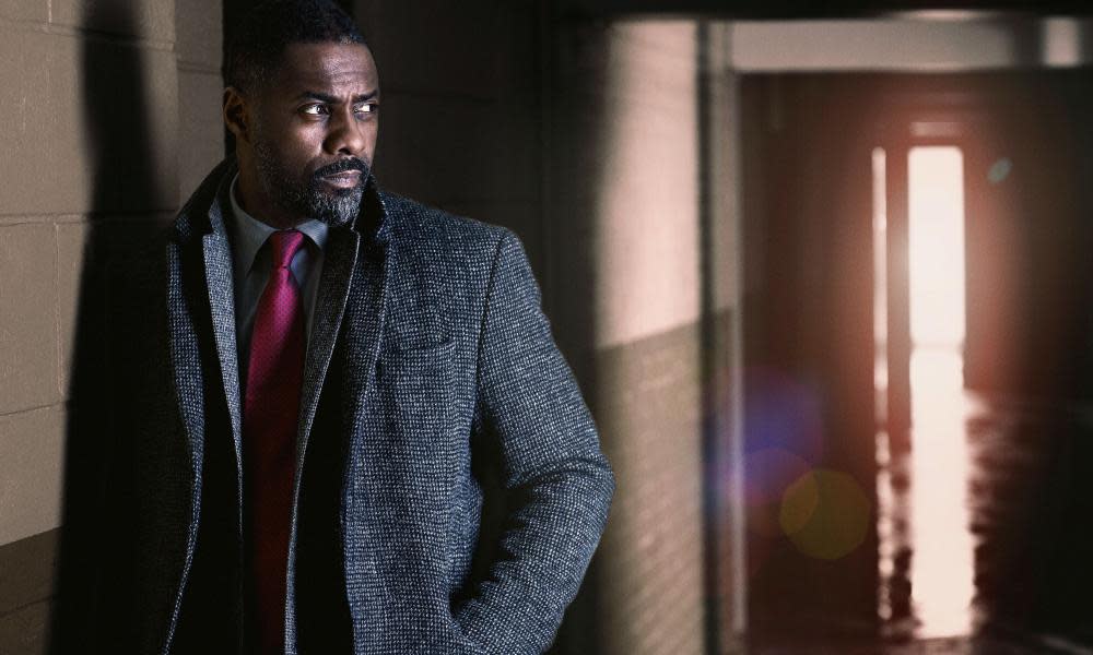 Idris Elba in scene from Luther