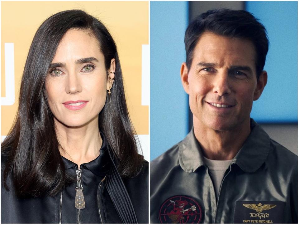 Jennifer Connelly and Tom Cruise (Getty Images/Paramount Pictures)