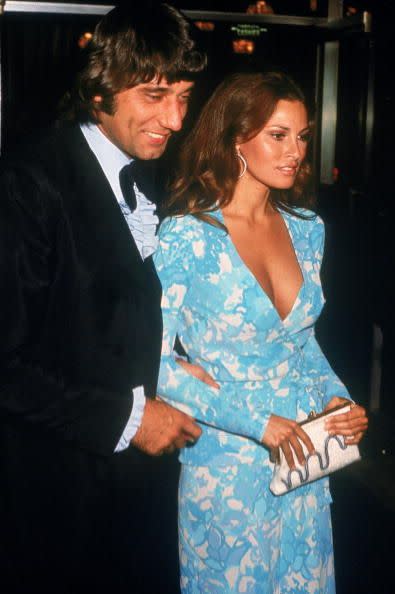 Raquel Welch and Joe Namath