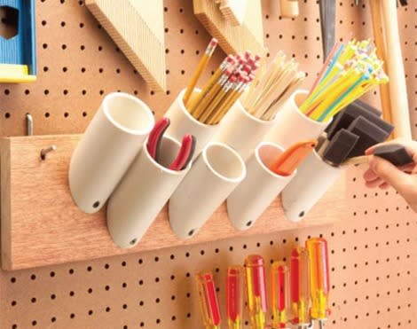 Pegboard Storage