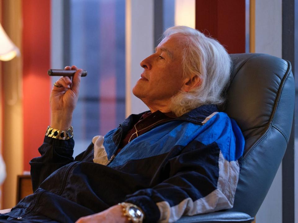 Steve Coogan as Jimmy Savile in ‘The Reckoning’ (BBC/ITV Studios/Matt Squire)