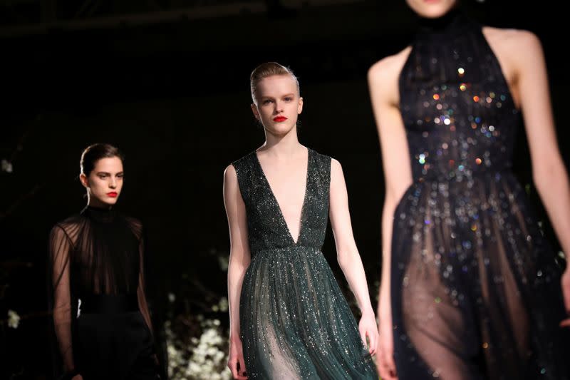 Models present creations from the Jason Wu Fall 2020 collection during New York Fashion Week