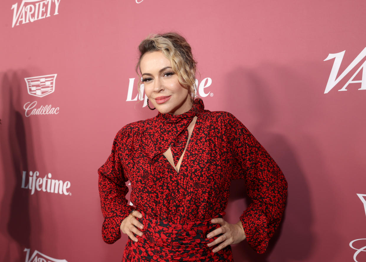 BEVERLY HILLS, CALIFORNIA - SEPTEMBER 30: Alyssa Milano attends Variety's Power of Women Presented by Lifetime at Wallis Annenberg Center for the Performing Arts on September 30, 2021 in Beverly Hills, California. (Photo by Emma McIntyre/Getty Images for Variety)