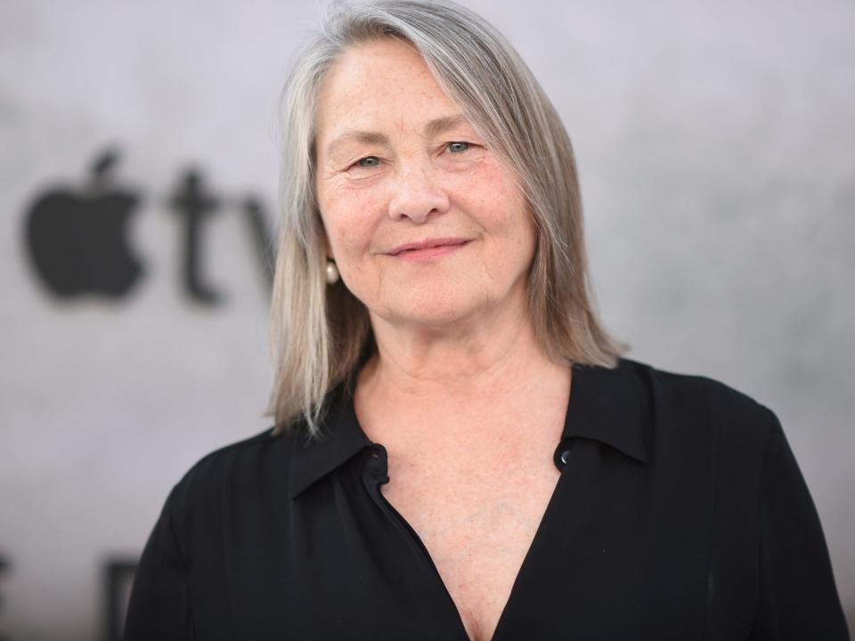 Cherry Jones arrives at the premiere of "Five Days at Memorial" on Monday, Aug. 8, 2022, at the Directors Guild of America Theater in Los Angeles.