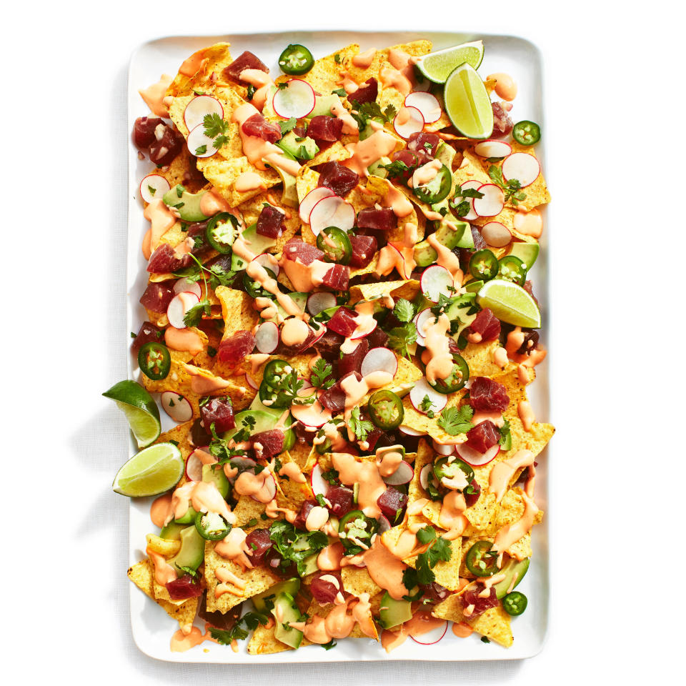 Tuna Poke Nachos