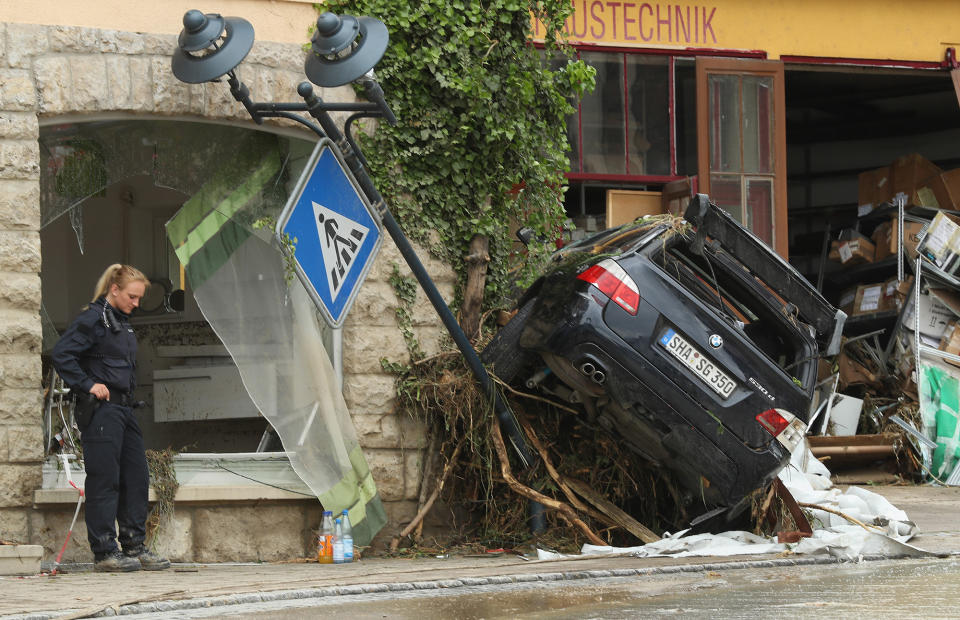 Deadly storms in Germany