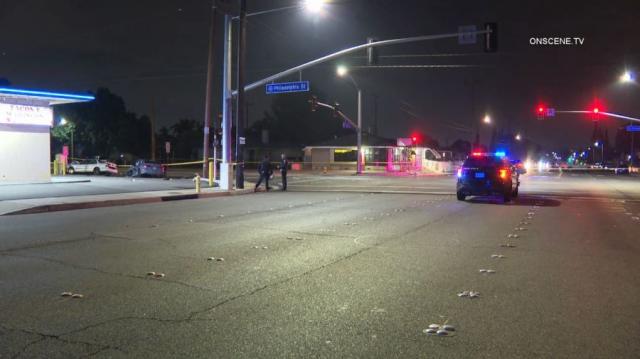 Suspect ditches car in deadly Pomona hit-and-run crash