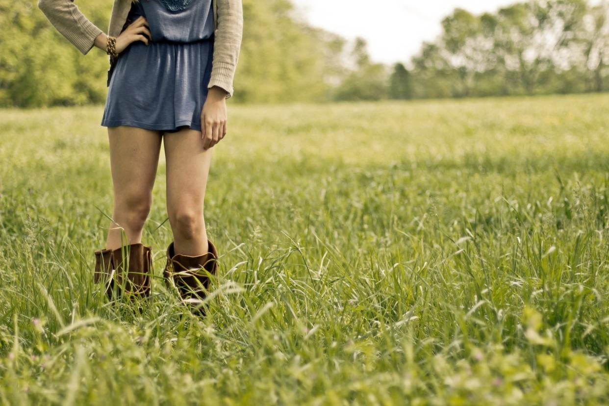 Girl in field