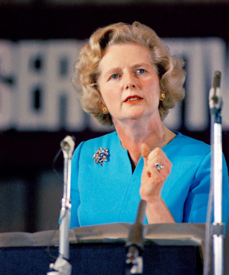 Margaret Thatcher jewellery - AP Photo, File