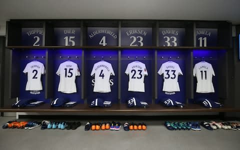 spurs dressing room - Credit: GETTY IMAGES