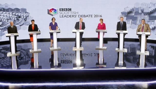 Scottish Parliament election Leaders debate